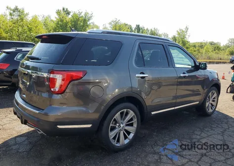 2018 Ford Explorer Limited из США, поврежденный, VIN 1FM5K7F87JGA70377